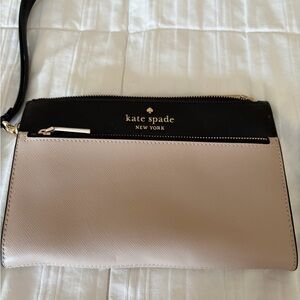 Kate Spade Black and Cream Clutch